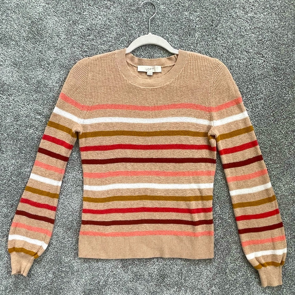 LOFT Striped sweater - XS